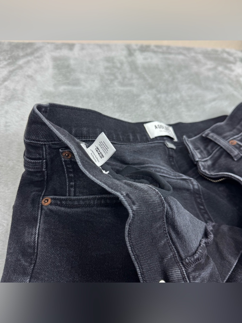AGOLDE Los Angeles black wash jeans sz 30 - Picture 7 of 11
